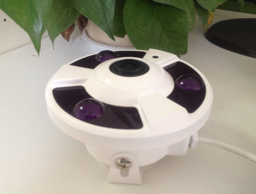 石台鱼眼360度全景监控摄像头