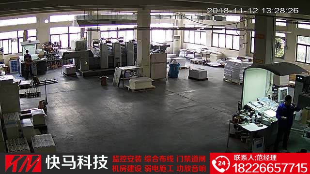 黄山印刷工厂厂房监控安装