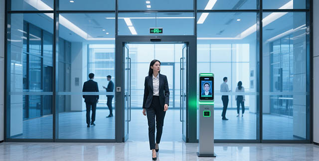 永吉人脸识别无感考勤系统